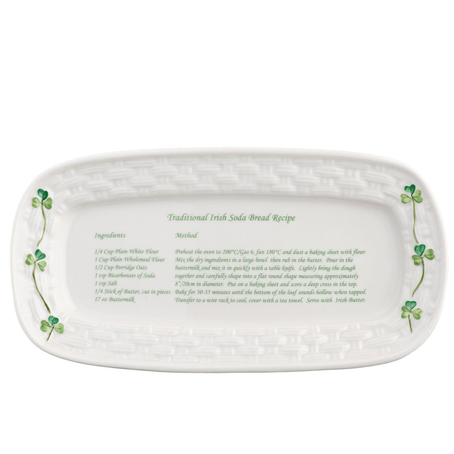 Belleek Classic Shamrock Tray Irish Soda Recipe