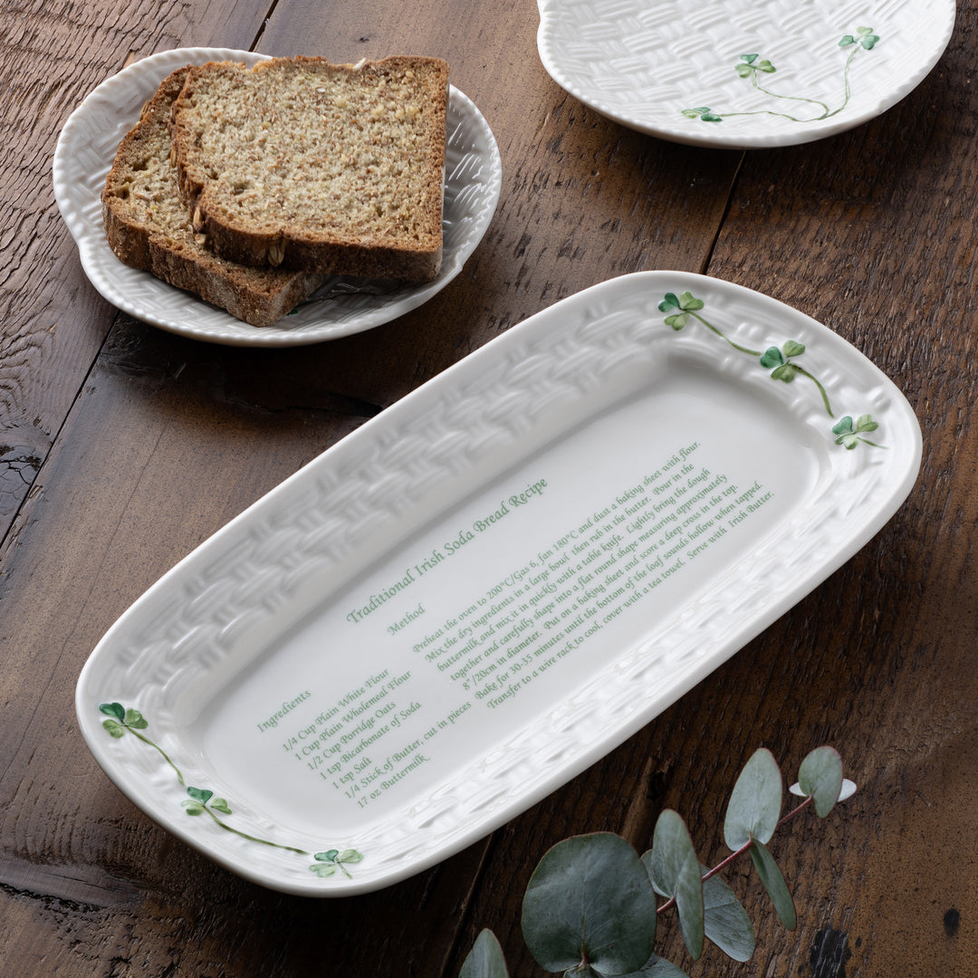Belleek Classic Shamrock Tray Irish Soda Recipe