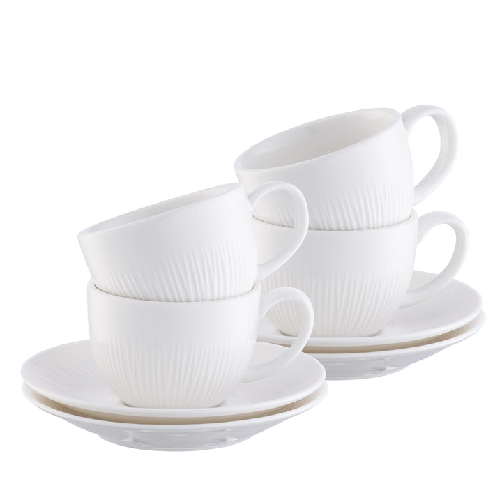 Belleek Living Erne Espresso Cup & Saucer Set of 4