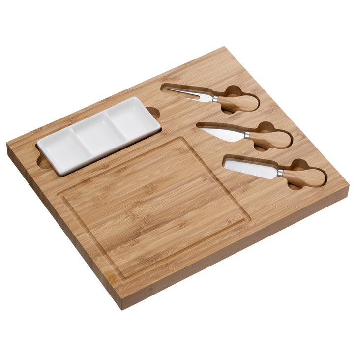 Belleek Living Cheese Board & Cheese Knife Set