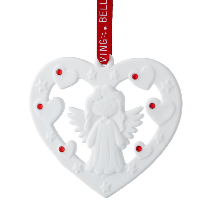 Belleek Living Cute Angel Ornament
