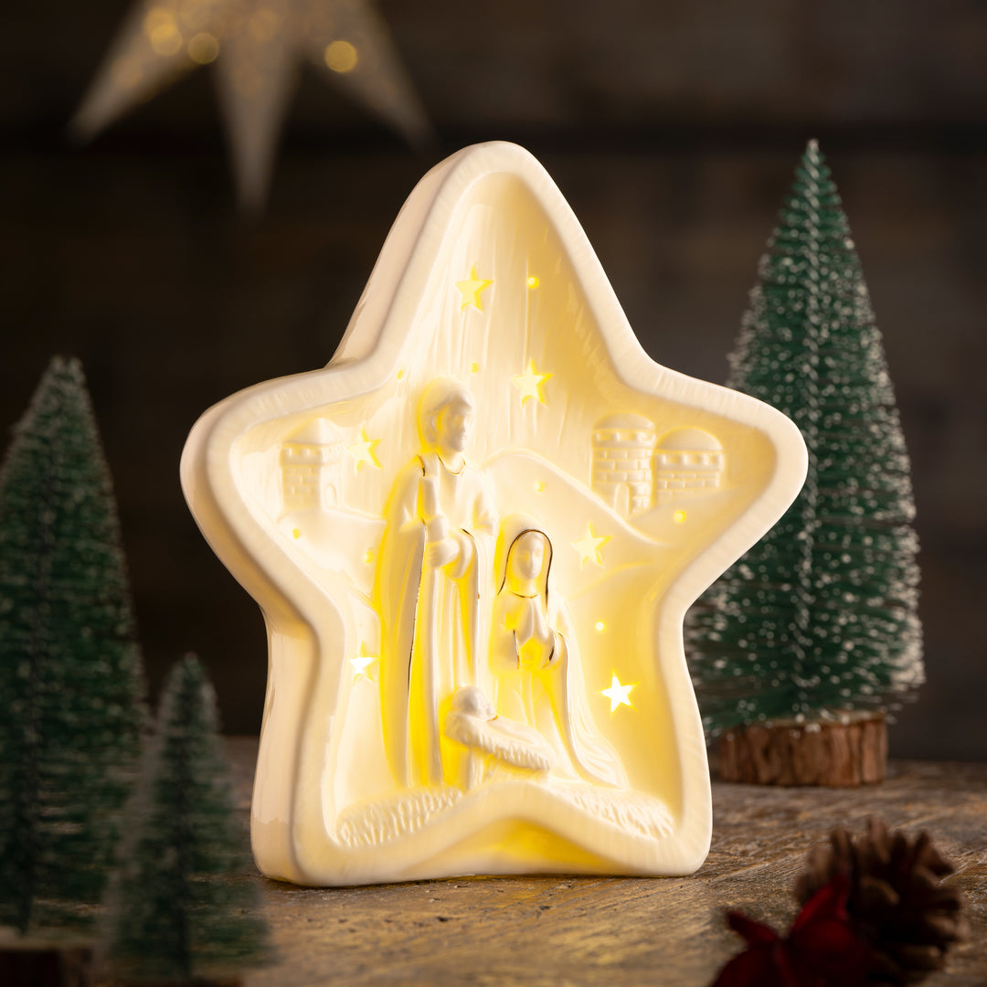 Belleek Living Nativity Star LED