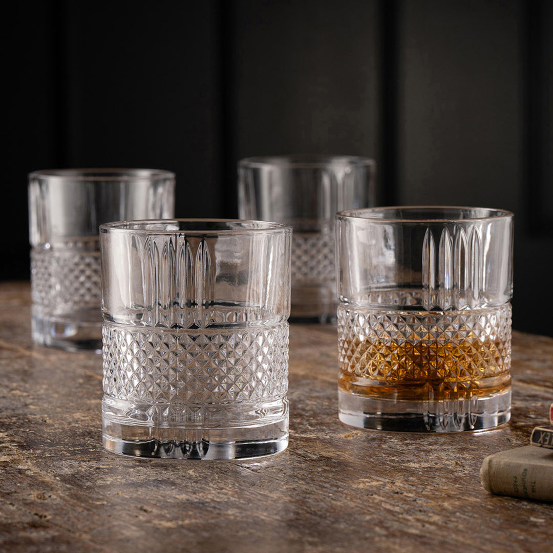 Galway Crystal Eyre DOF/Whiskey Set of 4
