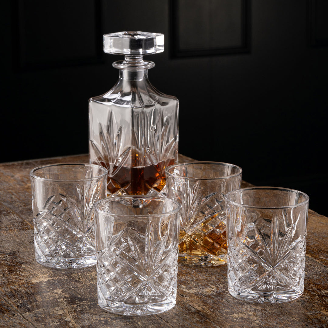 Galway Crystal Inisheer Decanter Set