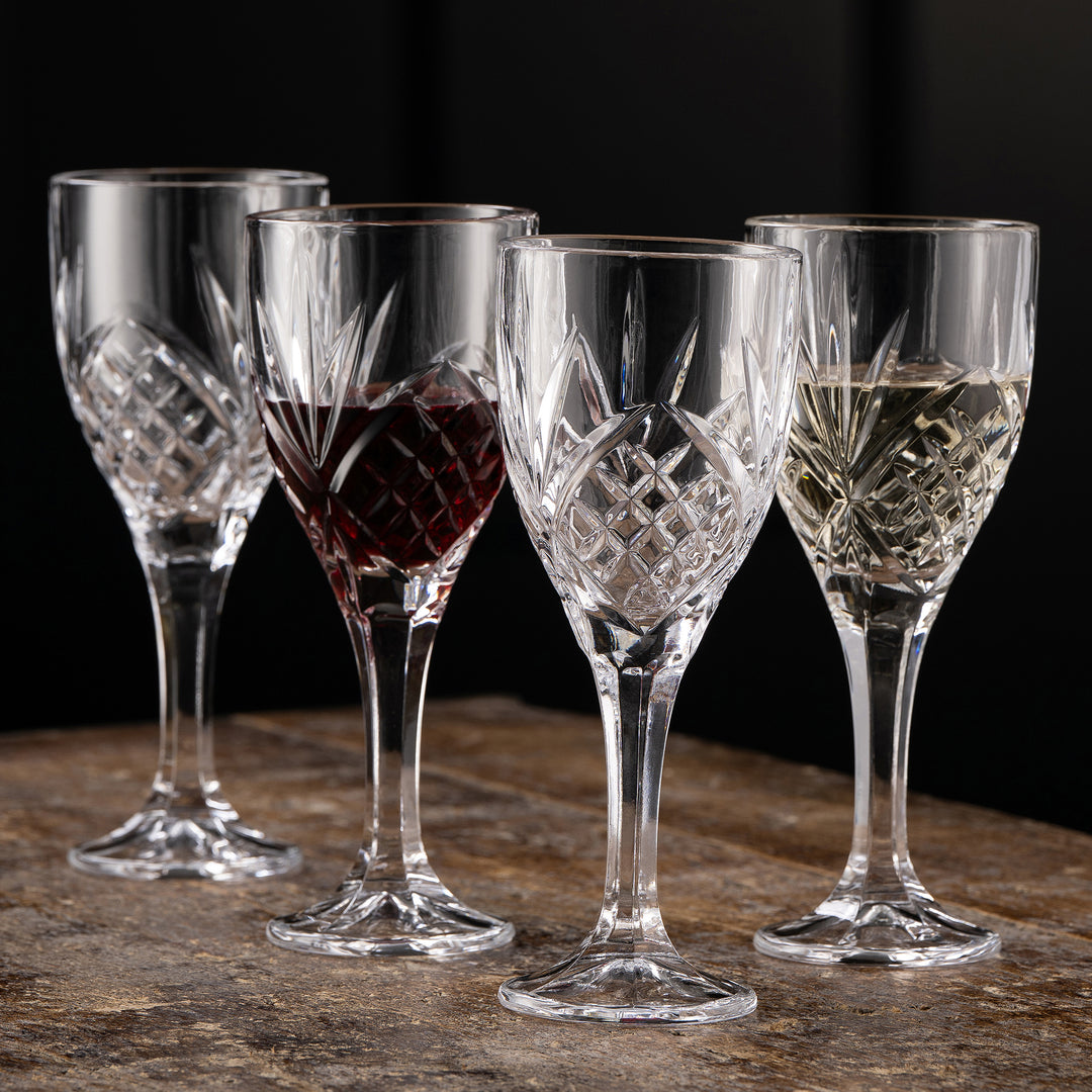 Galway Crystal Inisheer Wine Set of 4