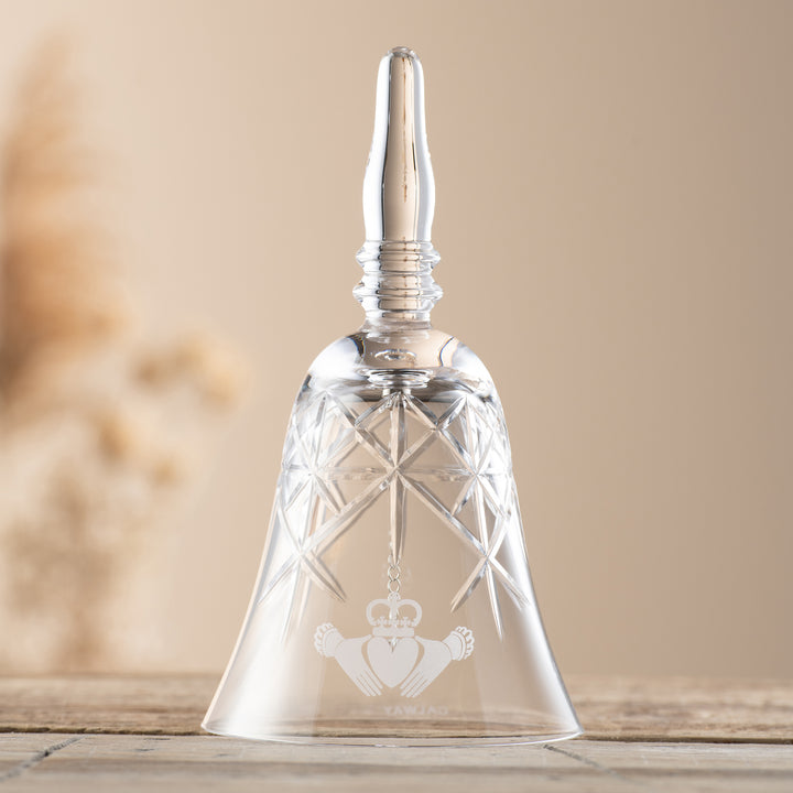 Galway Crystal Claddagh Makeup Bell