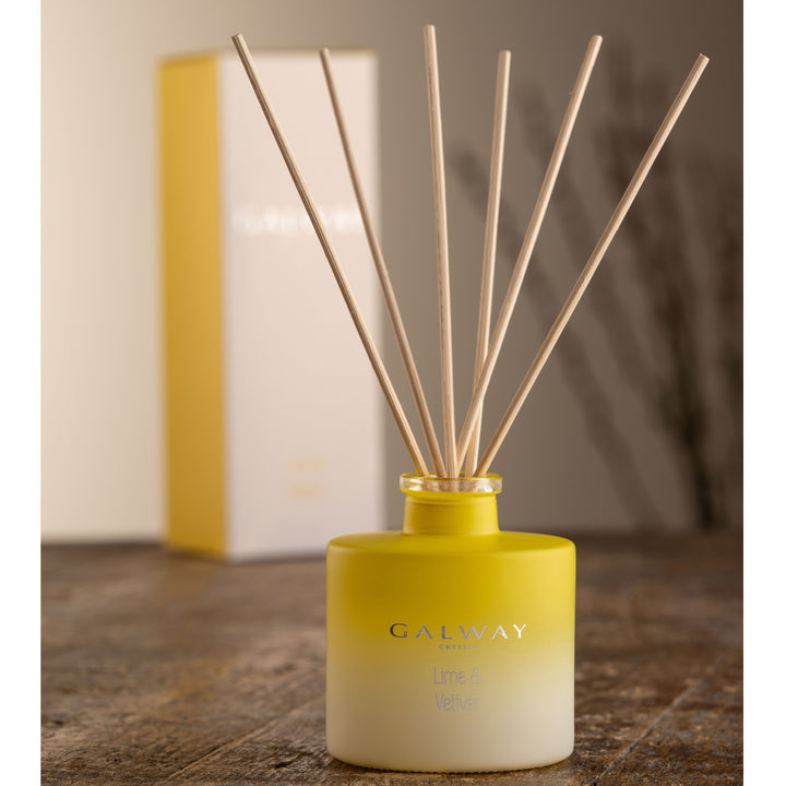 Galway Crystal Lime & Vetiver Diffuser