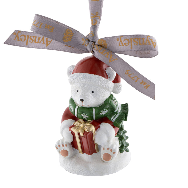 Aynsley Polar Bear & Gift Hanging Ornament