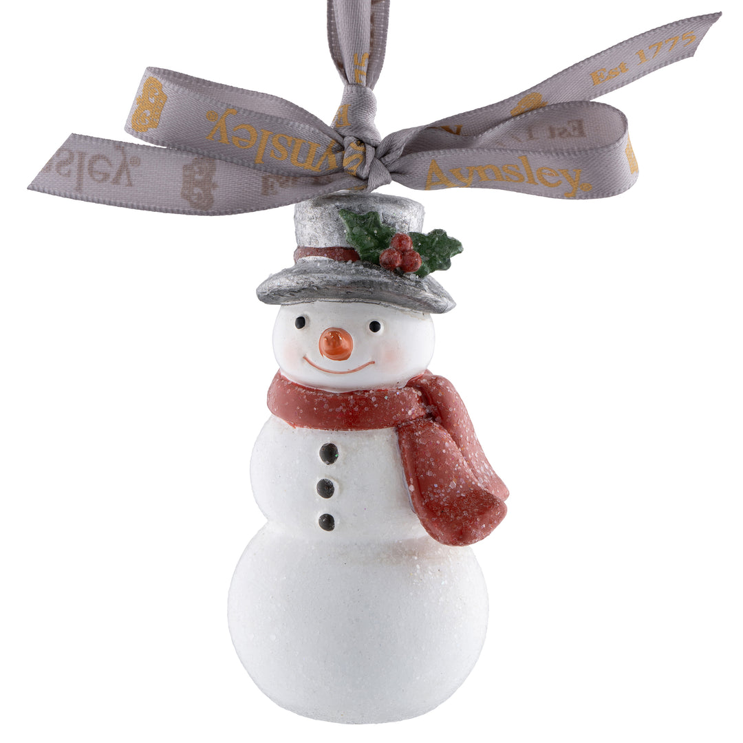 Aynsley Glitter Snowman Hanging Ornament
