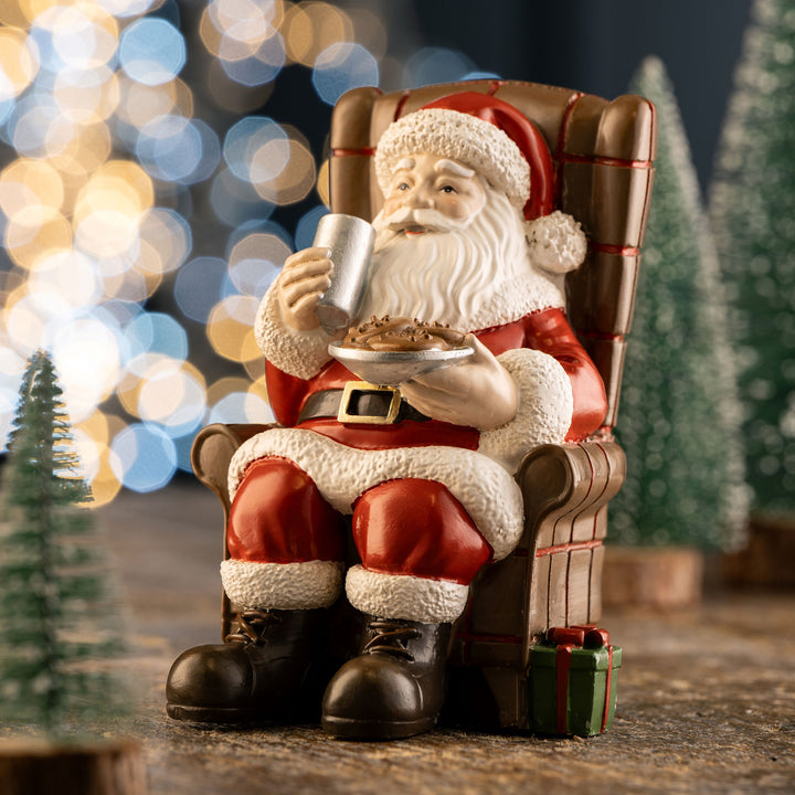 Aynsley Santa Milk & Cookies Figurine
