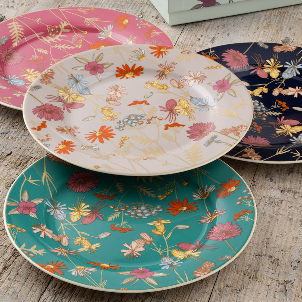 Aynsley Golden Meadow Tea Plates Set of 4