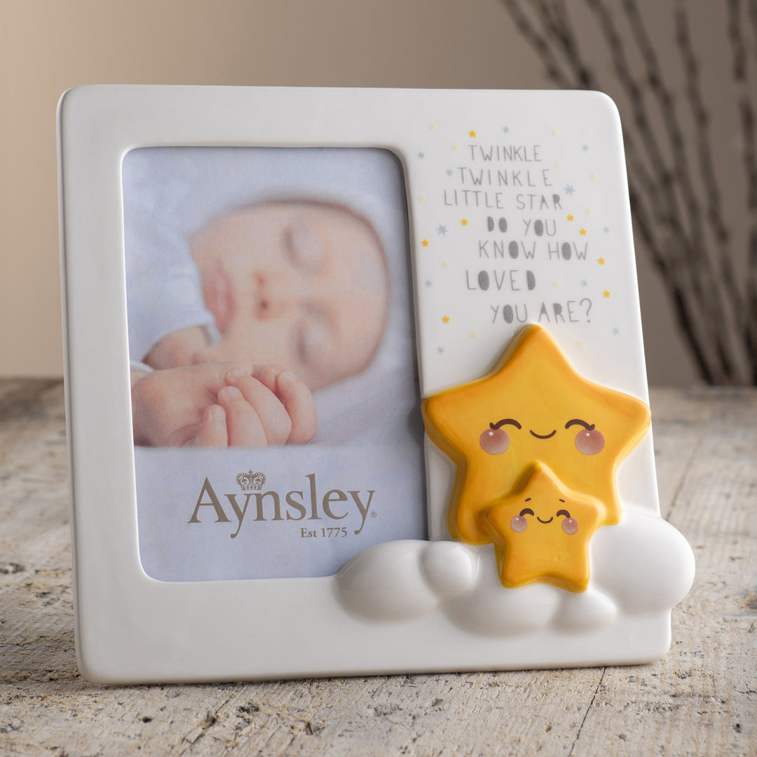 Aynsley Twinkle Twinkle Little Star Photo Frame 6"x 4"