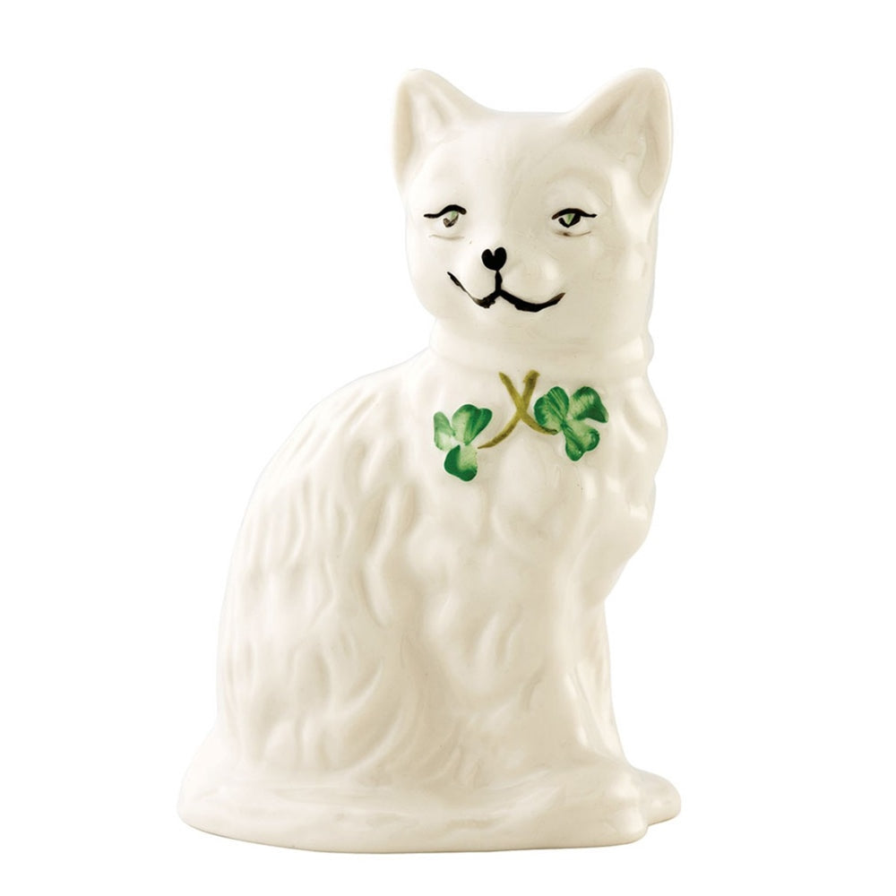 Belleek ベリーク Quizzical ヴィンテージ 陶器 猫 フィギュリン フィギュア セラミック 置物 インテリア 装飾 アイルランド 93281 Belleek Classic Quizzical Cat – Belleek Pottery