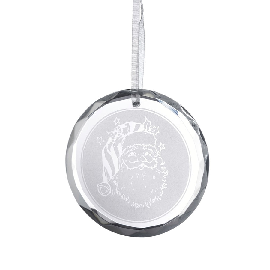 Galway Living Santa - Round Hanging Ornament