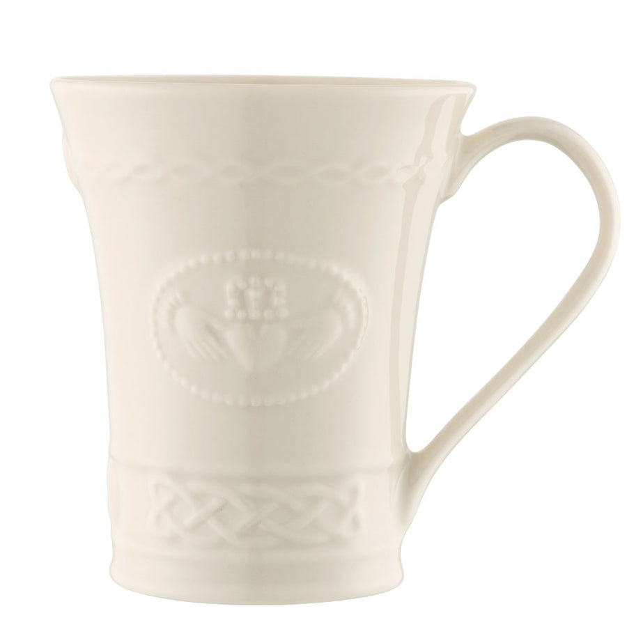 Belleek Classic Personalised Claddagh Mug