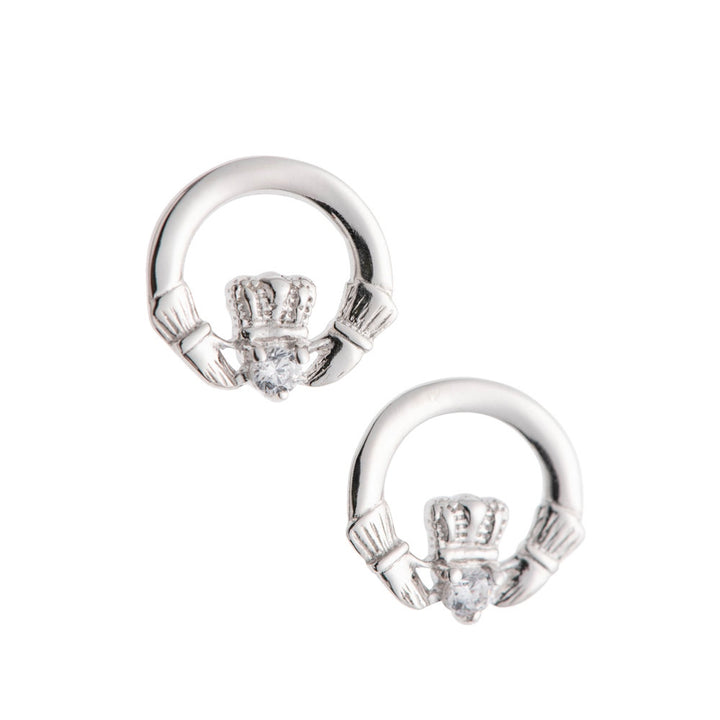 Galway-Crystal-Jewellery-Claddagh-Crystal-Sterling-Silver-Earrings