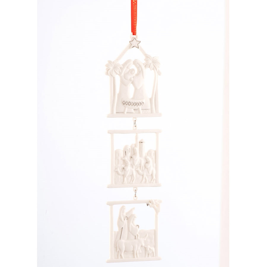 Belleek-Living-Bethlehem-Hanging-Ornament-Set