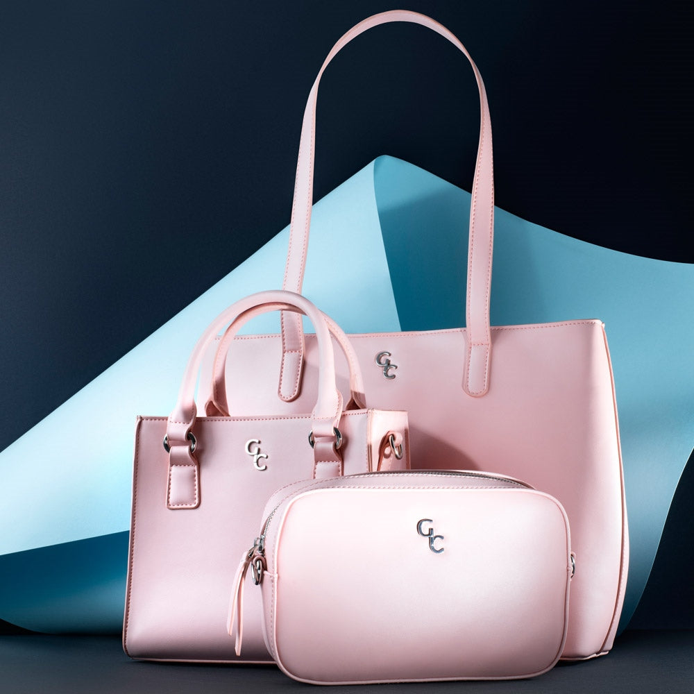 Galway Crystal Fashion Large Tote Bag - Pink