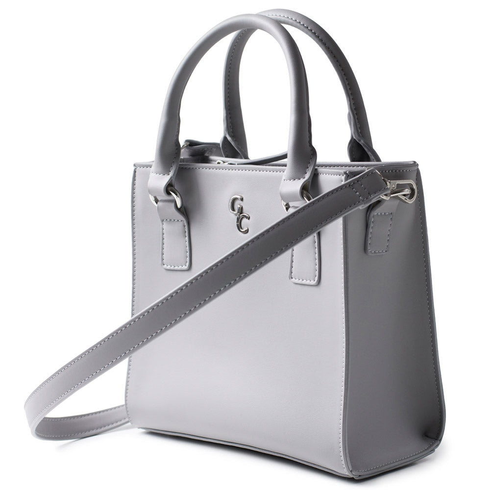 Galway Crystal Fashion Shoulder Bag - Grey