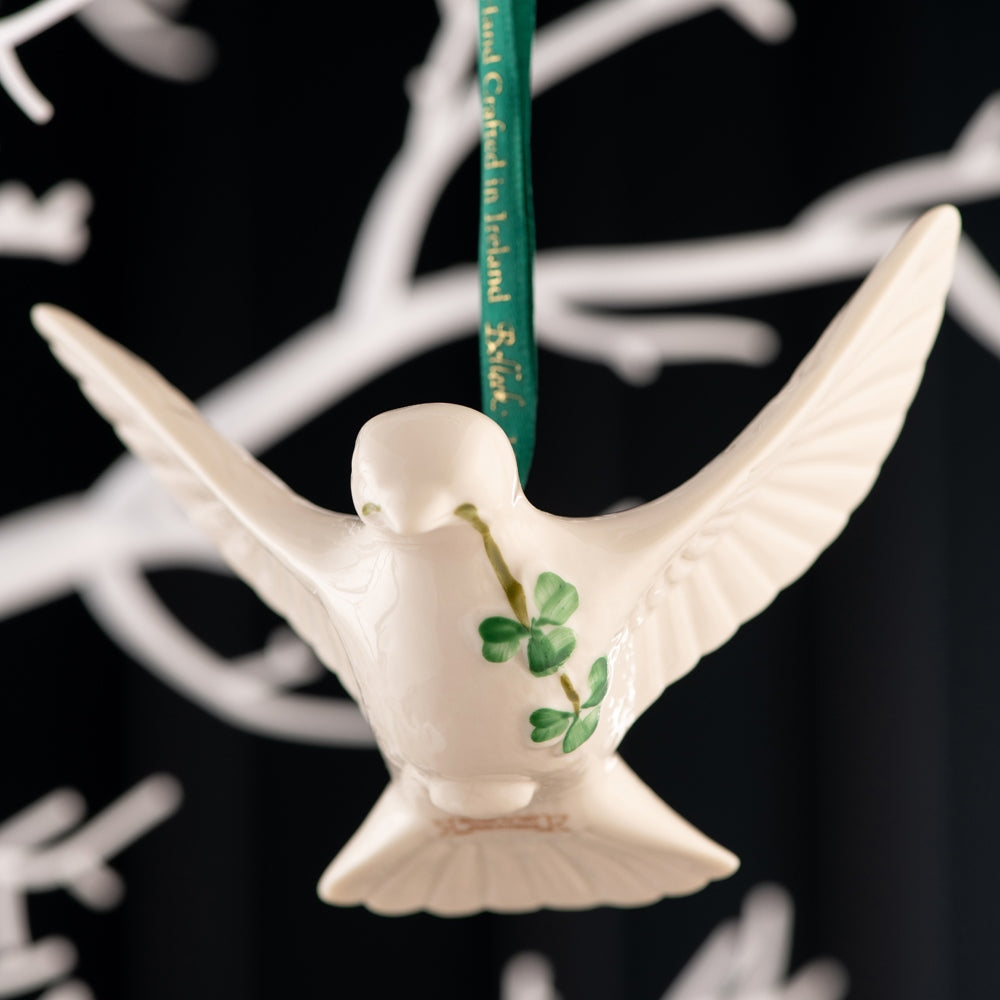 Belleek Classic Dove Ornament