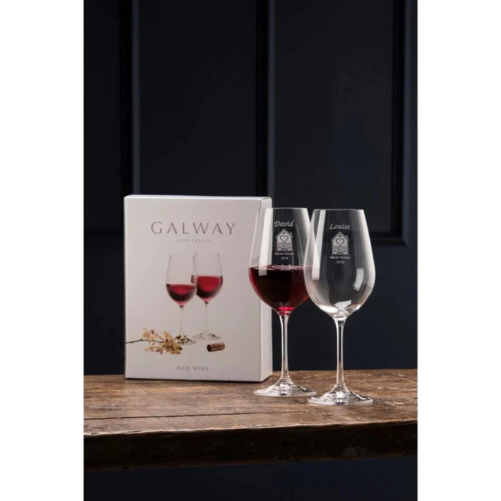 Galway Crystal Elegance Red Wine Pair