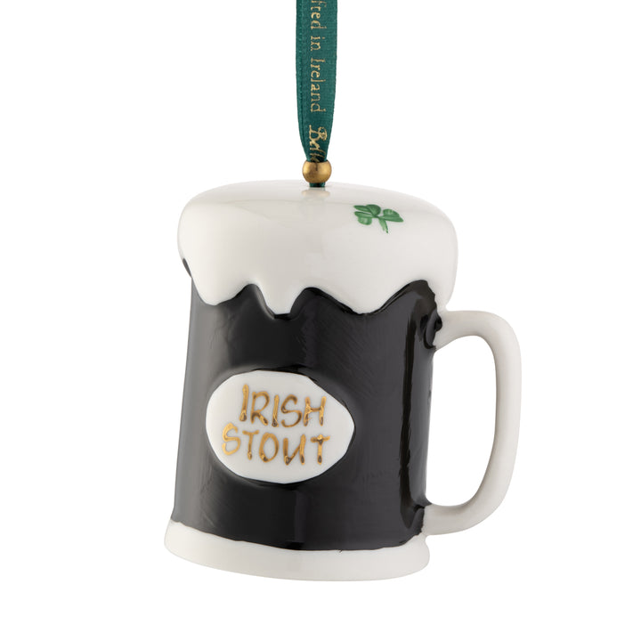 Belleek Classic Stout Tankard Ornament
