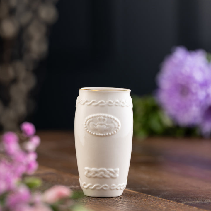 Belleek Classic Claddagh Mini Vase
