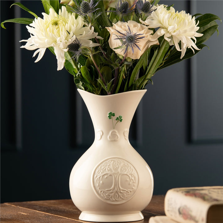 Belleek Classic Tree of Life Vase - Extra 25% off with LC25
