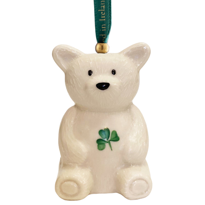 Belleek Classic Teddy Ornament