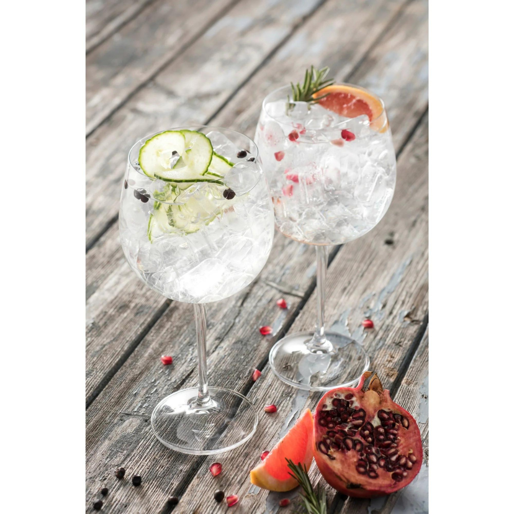 Calice in vetro scritta Gin O' clock - 620 ml Calice in vetro scritta Gin O' clock - 620 ml