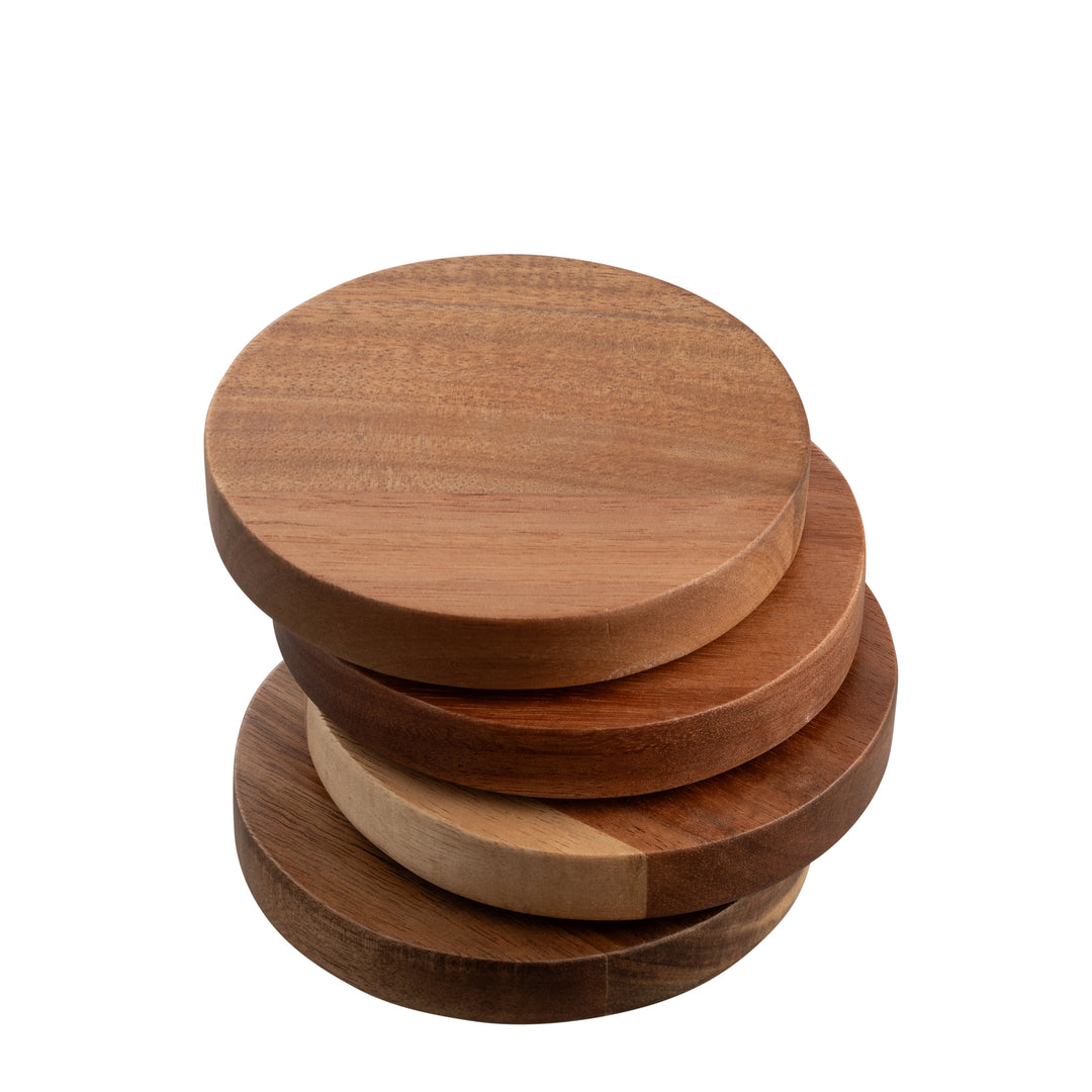 Wood Coasters Set of 4