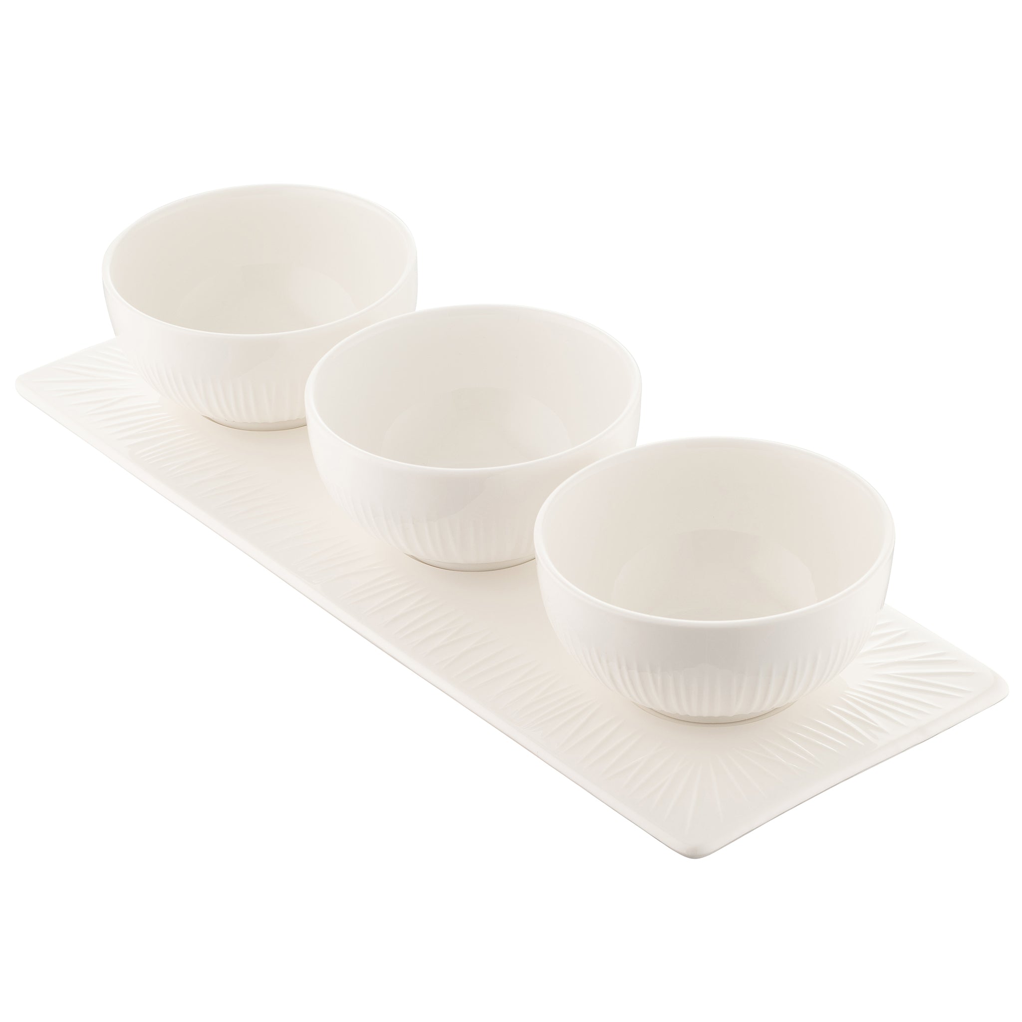 Belleek Living Erne Triple Bowl Set – Belleek Pottery