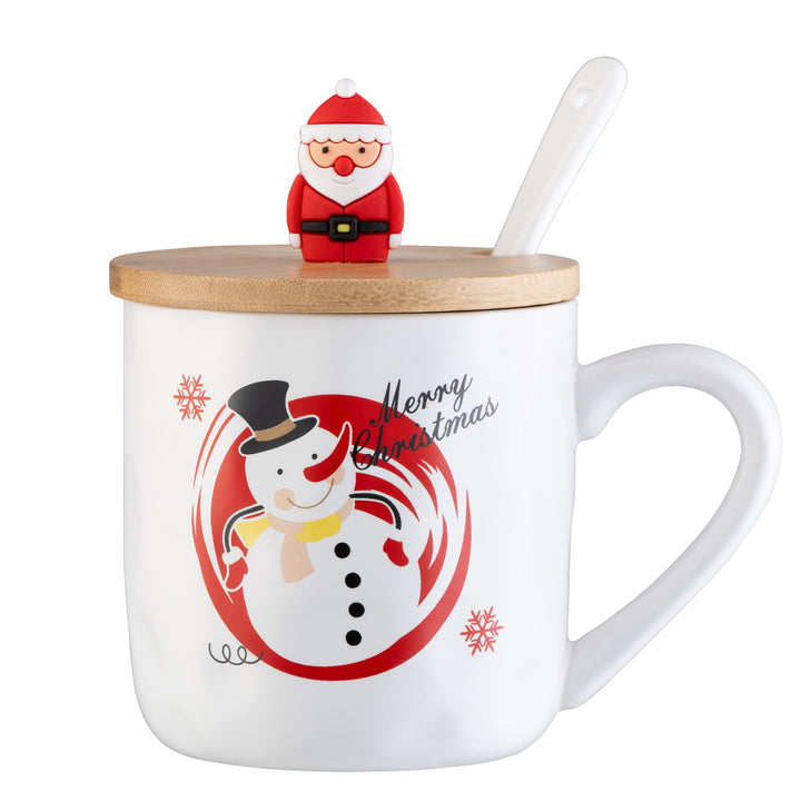 Belleek Living Snowman Lidded Mug