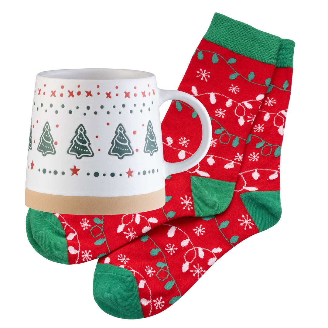 Belleek Living Mug & Sock Set