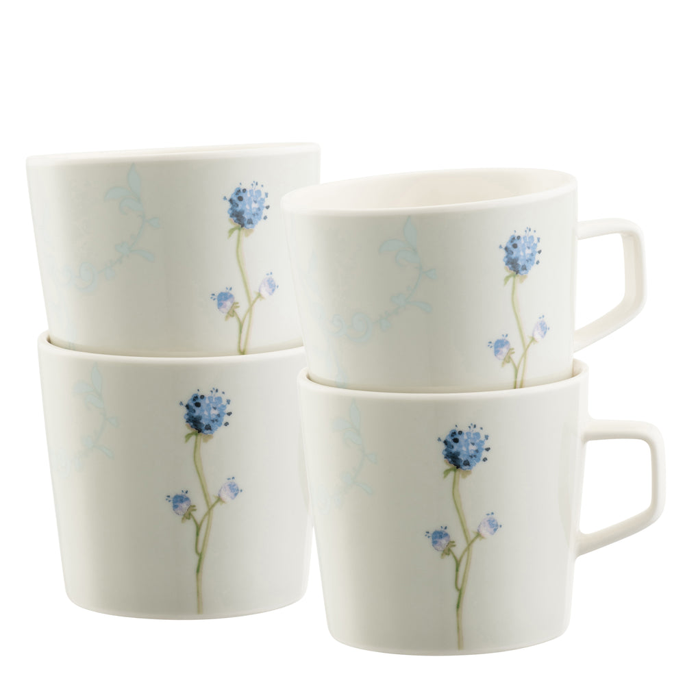 Aynsley Camille Pale Jade Set of 4 Mugs