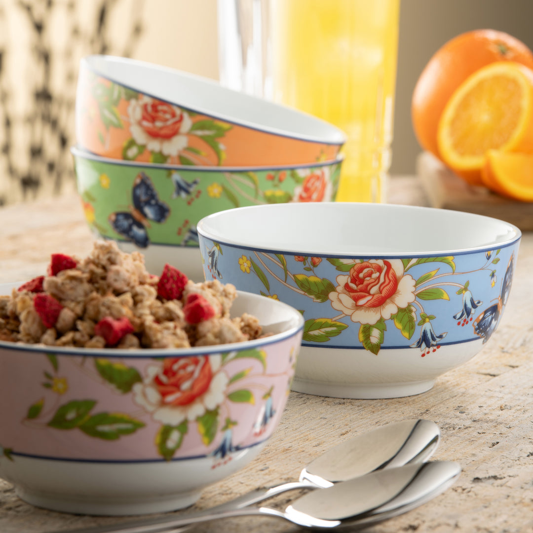 Aynsley Cottage Cereal Bowls Set of 4