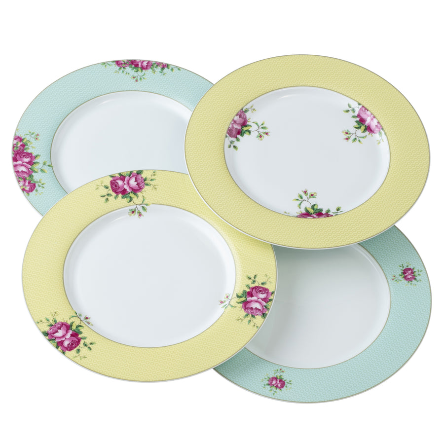  Archive Rose Dinner Plates Set of 4