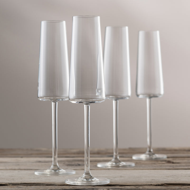 Galway Crystal Alto Champagne/Prosecco Set of 4