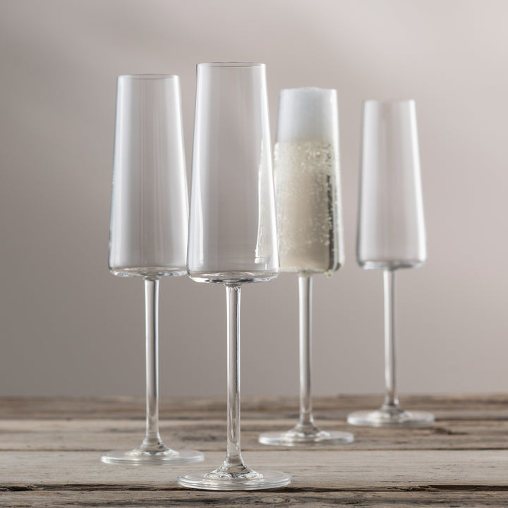 Galway Crystal Alto Champagne/Prosecco Set of 4