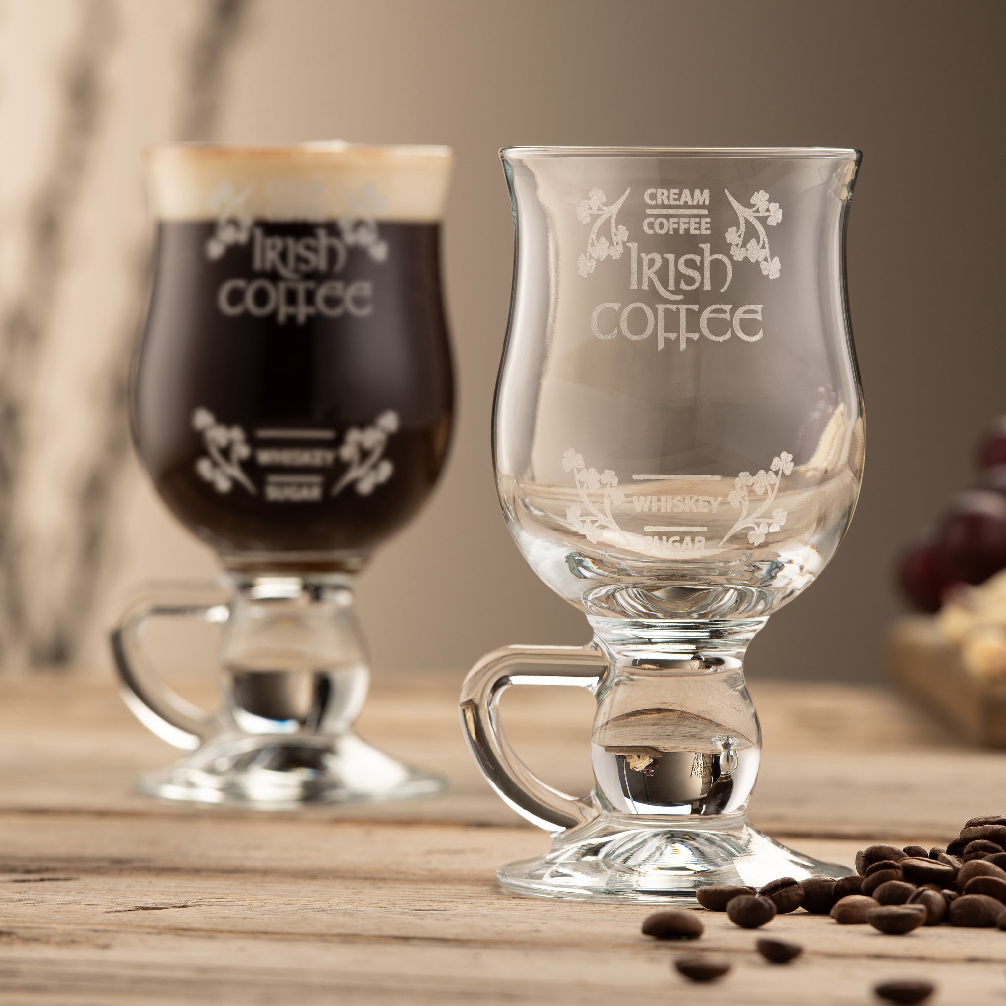 ＧＡＬＷＡＹ　ＩＲＩＳＨ　ＣＲＹＳＴＡＬ Galway Crystal Irish Coffee Pair – Belleek Pottery