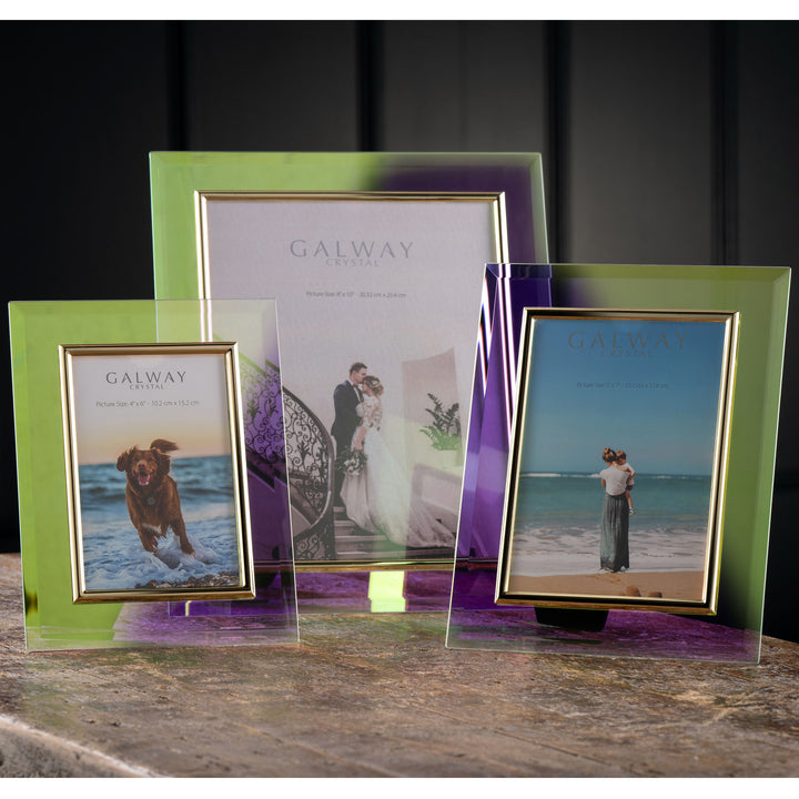 Galway Crystal Lustre Glass 4 x 6 Frame