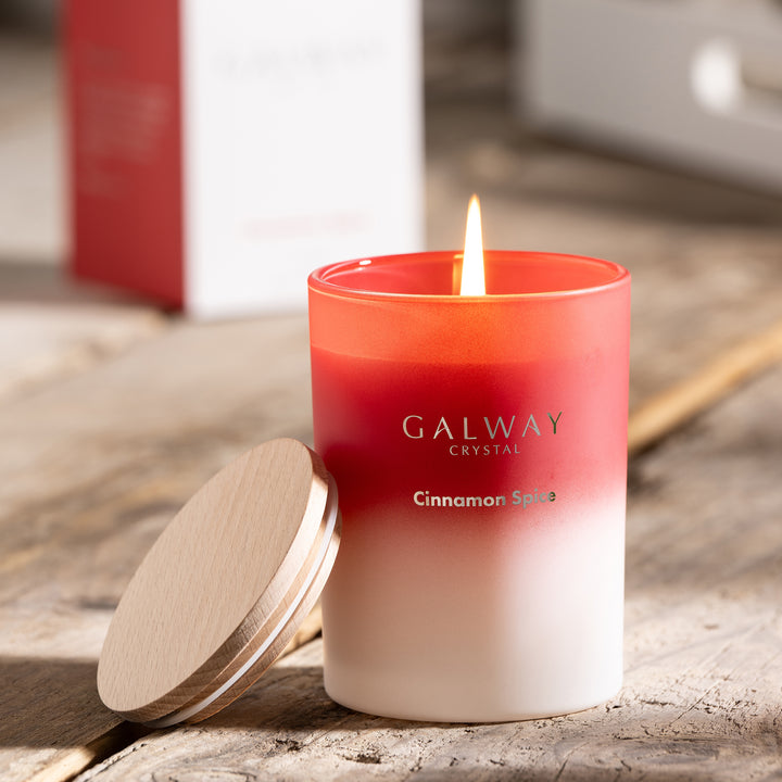 Galway Crystal Cinnamon Spice Candle