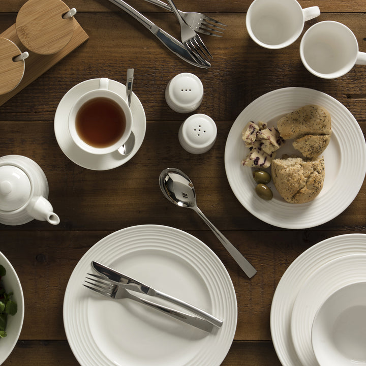 Belleek Living Ripple Dinnerware 12 Piece Set