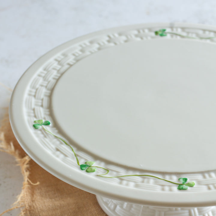 Belleek Classic Shamrock Cake Stand