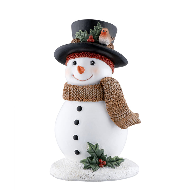 Aynsley Snowman & Robin Figurine