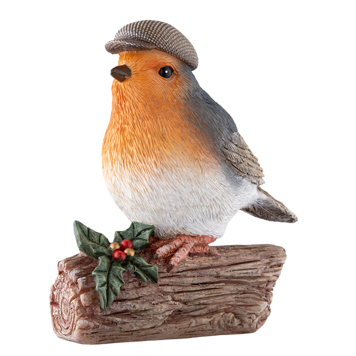 Aynsley Flat Cap Robin Figurine