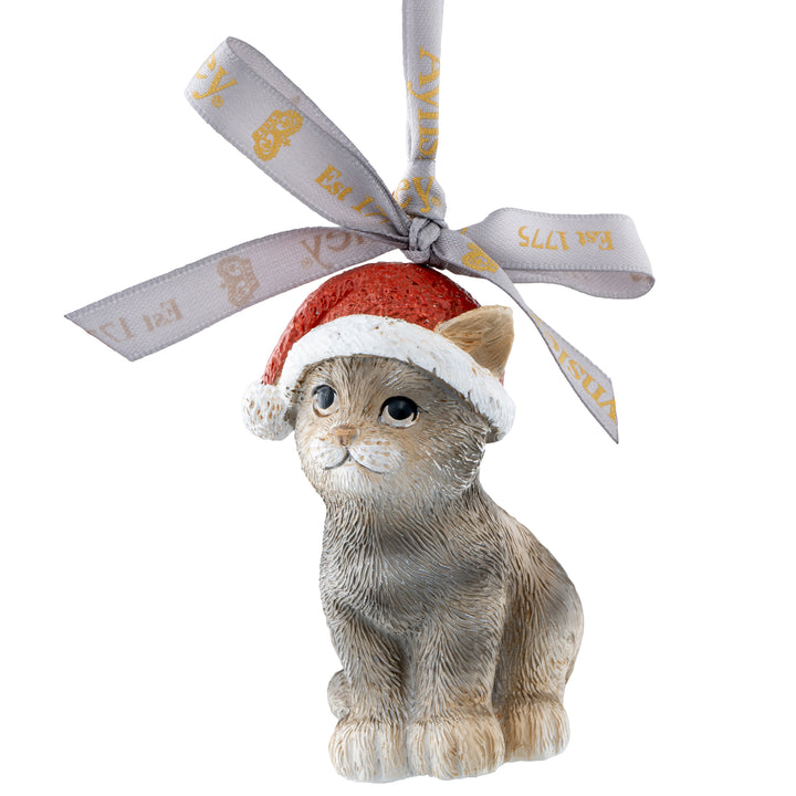 Aynsley Christmas Kitten Hanging Ornament