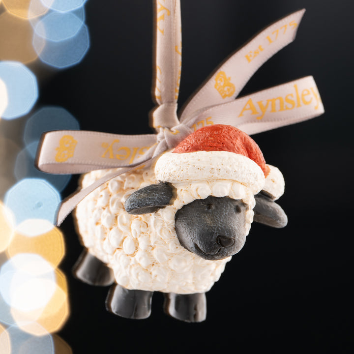 Aynsley Christmas Sheep Hanging Ornament