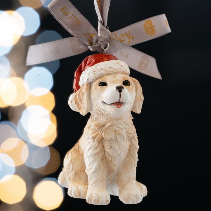 Aynsley Christmas Puppy Hanging Ornament