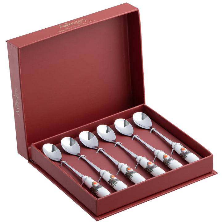 Aynsley Robin Teaspoons Set of 6